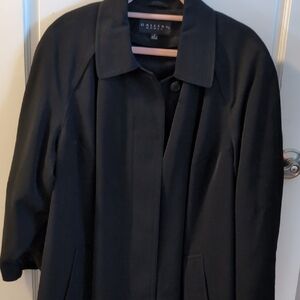 Gallery Women's Elegant Black Trench Coat